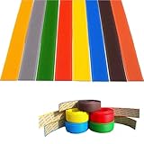 HAEKEBC Moldura De Borde Escalera Vinilo 100 120 150cm Moldura De Borde De Escalera Autoadhesiva, Protector De Borde De Escalones para Escaleras De Interior Exterior(Green,1000cm-394in)