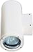 Dabmar Lighting DW3755-W Powder Coated Cast Aluminum UP/Down Light Wall Fixture, White