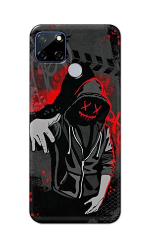 Image of Printed Hard Back Cover for Realme C12 Back Cover (Hoodie Rapper) -190724(EA)