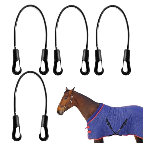 Correas para mantas de invierno de caballo ajustables, ideales para protegerlo en el prado libre