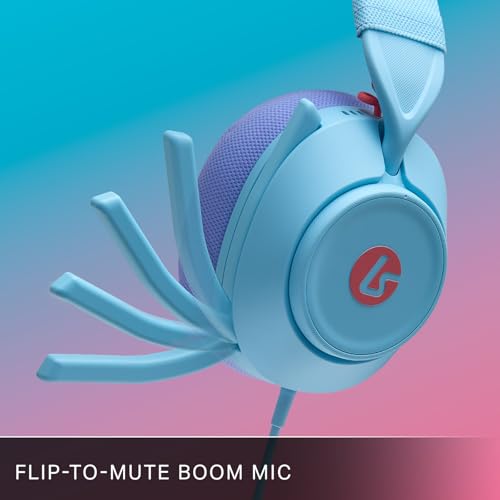 Image of PowerA LucidSound LS10 Wired Gaming Headset - Ocean Waves, Works with PlayStation, Xbox, PC, Mobile, and Other Compatible Devices, Designed for Comfort, Premium Audio, Quick-Access Audio Controls