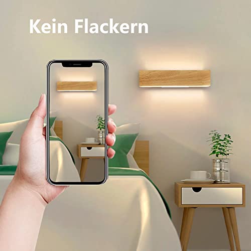 Applique da parete LED, Interna Applique in Legno