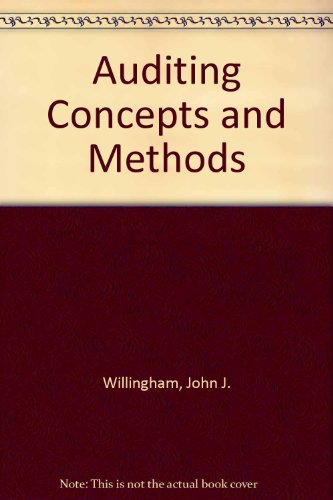 Auditing Concepts and Methods 0071004076 Book Cover