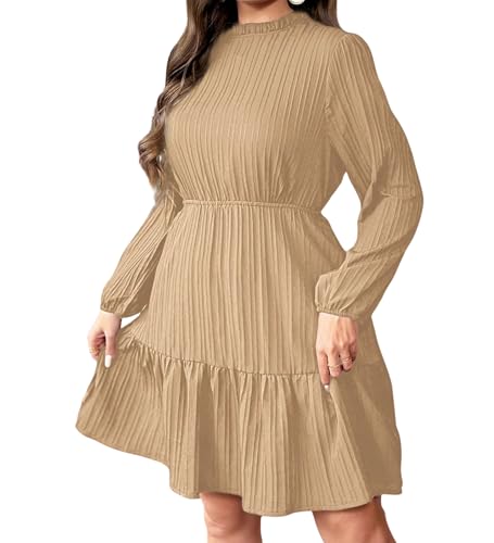 Image of Leriya Fashion Women's Black Pleated Mini Dress | Long Sleeve Flared Fit | Western Style Short Dress for Party, Casual, Office