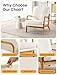 Mixcous Mid Century Modern Accent Chairs for Living Room, 23” Wide Comfy Chair for Bedroom, Small Cozy Sherpa Reading Chairs for Adults, 108° Lounge Arm Chair with Detachable Cover, 5.5