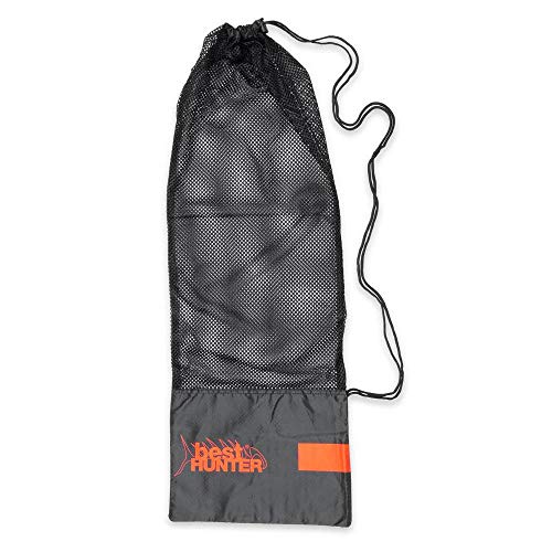 Best Divers SACCHE A Rete Extra Long 100X35 cm, Borsa Unisex Adulto, Nero,