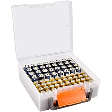 Batteriebox Batterie Aufbewahrungsbox Organizer Tasche für AA AAA ...