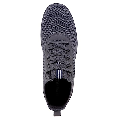 Nautica Men's Knit Sneaker Athletic Shoe Breathable Lightweight Fashion Trainers-Weiton-Grey-Size-10.5 #TOP3