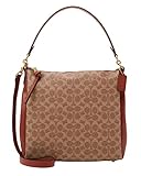  Coach Shay Signature 597 - Borsa a tracolla, colore: Marrone