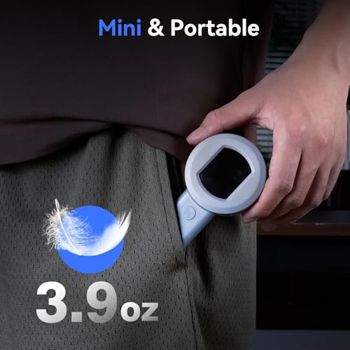 TOMLOV P10 Microscope for Adults Kids, Portable 100X Illuminated Jewelers Loupe, Handheld Coin Magnifier with Light for Collectors, Pocket Trichome Magnifying Glass, Digital Microscope with 2