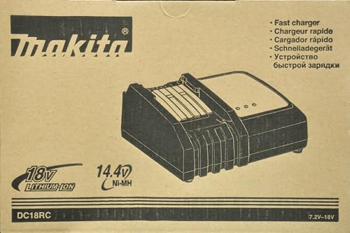 Makita Ladegerät DC18RC für 14,4 Volt und 18 Volt Schiebeakkus, 195584-2