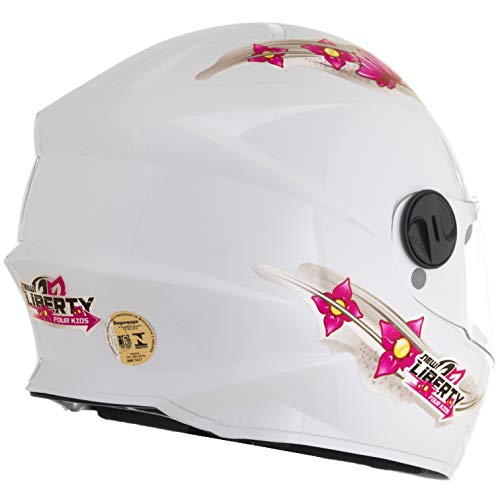 Capacete Liberty For Kids For Girls Branco