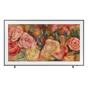 Samsung Smart Big TV 75" QLED 4K The Frame 75LS03D, Tela Matte antirreflexo, Molduras customizáveis, Modo Arte 75"