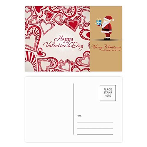 Cartes postales coeurs rouges Saint-Valentin lot de 20 pour vos messages damour