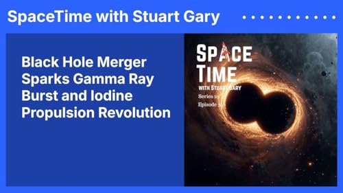 Black Hole Merger Sparks Gamma Ray Burst and Iodine Propulsion Revolution