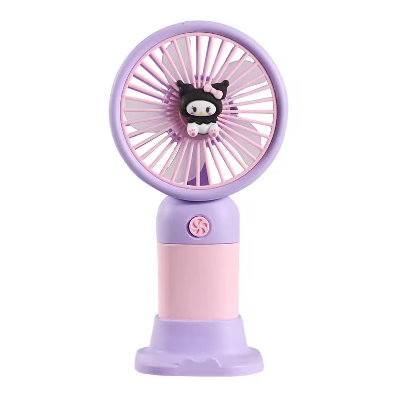 Image of Endzone Portable Mini Fan - Rechargeable Hand Fan with Higher Speeds, 2000mAh Battery, Lightweight Design, Low Noise, and Easy Portability for Indoor and Outdoor Use (Colour May Vary) (Pro)