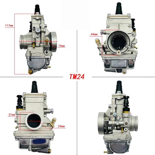 Carburateur de course moto TM24 24mm 2T pour modification moteur - 6