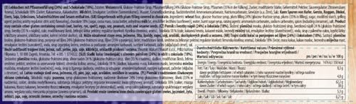 Stieffenhofer Schoko Pflaumen Lebkuchen, Weihnachtsspezialität, traditionelles Wintergebäck, 200 g