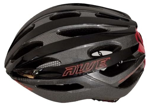 AWESprint™ Bike Helmet Road Helmet Adult Mens Womens 55-58cm Bicycle Helmet Black/Carbon/Red Medium Adjustable Lightweight *AWE 5 year Crash Replacement Policy, CE-EN 1078:2012:A1:2012 standards - Image 3