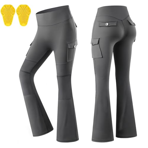 Pantalon de motarde évasé contre la chaleur en été avec effet push-up