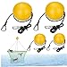 Hbbgdiy Buoy Float, 4Pcs Crab Trap Floats with 51 Inch Bungee Cord & Clip, Eye-Catching Marker Buoy Float for Boat, Outdoor.