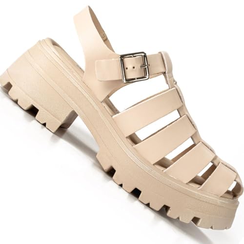 Sandalia Dakota G5031 Papete Flatform Tratorado Solado Colorido Feminino