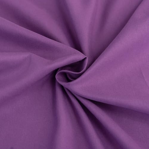 Image of Bed Skirt King Size 14 Inch Drop Ruffled Bed Skirt with Split Corners | Bed Skirt with Platform, Soft and Stylish 100% Microfiber,Grape