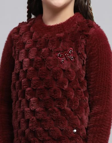 Image of Monte Carlo Girls Printed Round Neck Full Sleeve Sweatshirt (523063583)