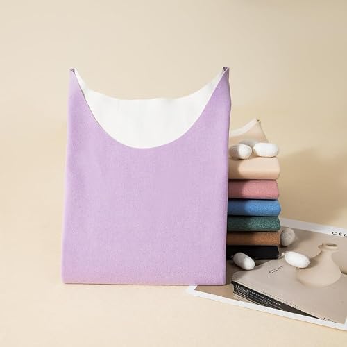 DWGVHGVW sous Pull Thermique Femme Lot De 2 Hauts De sous Vêtements Doublés Dralon pour Femmes, Débardeur Thermique sans Manches pour Dames, sous Vêtements Thermiques pour l'hiver par Temps Froid – vue 3