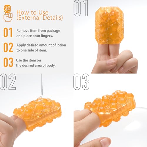 TENGA UNI TOPAZ テンガ ユニ トパーズ ラウンドカット ユニセックス ぷるぷる触感 使い切り ミニローション付き - 画像4