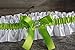 ''HANDMADE''Green and white satin wedding garter with iridescent flower and rhinestone, Green satin prom garter, White and green bridal or prom lingerie, Toss or keepsake garter