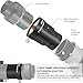 Alstar Telescope Photo Adapter, Telescope Adapter Eyepiece Extension Tube Optical Length 50mm Optical Length, Metal Telescope Accessories Compatible with 2 Inches Eyepiece for Astronomical Telescopes