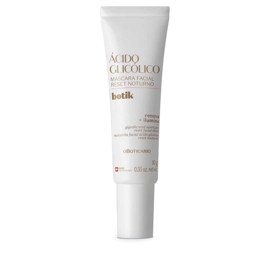 O Boticário Botik Gesichtspflege-Routine mit Hyaluronsäure und Glykolsäure, weich und beleuchtet, erneuerte Haut, 4 Produkte in Reisegröße, 77,5 g