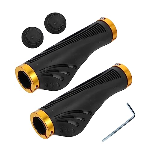 POPETPOP 1 Par Manillar de Bicicleta Grip Bicicletas Accesorios Bicicleta bicileta - Manillar Carrera Estante Scooter Crucero Cubierta del Manillar Cubierta de puños de Ciclismo Golden