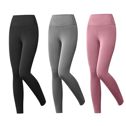 La mejor selección de Pantalones para Dama de esta semana. 44 LOLO Mallas Deportivas para Mujer (MX/US, Alfa, X-Grande, Regular, Regular, Negro/Gris/Rosado)