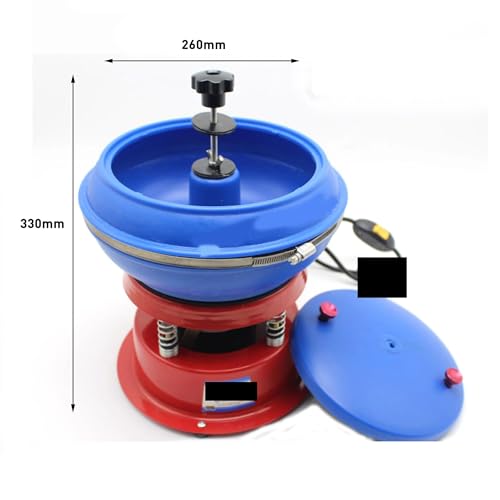 Pulidor de joyas 8 pulgadas con vibración húmeda y seca para restaurar el brillo 4