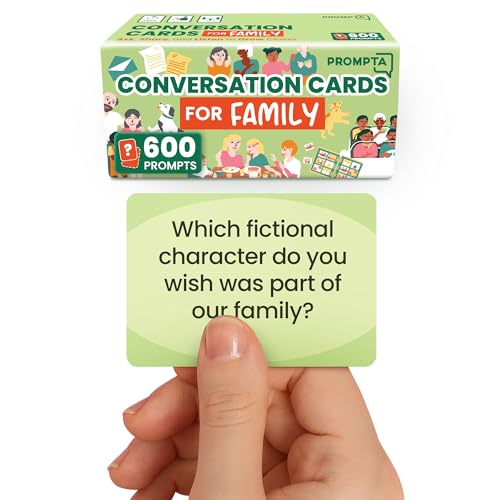 Prompta 600 Conversation Cards for Families – Fun Family Game