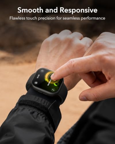 Image of ESR Glass Case by Corning for Apple Watch Series 11 42 mm Screen Protector