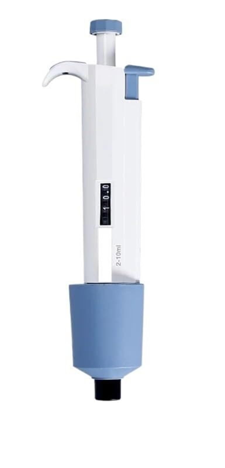 Elektronische Pipette, Pipette, 1–10 Ml, Digital Verstellbare Mikropipetten-Pipettierpistole Mit 10 Ml-Spitze,Tragbares Pipettengerät