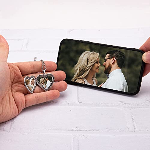 Aro Torliy Custom Locket Necklace, Personalized Heart Photo Locket Necklace - Customized Memorial Lockets That Holds Pictures For Women & Girls #TOP5