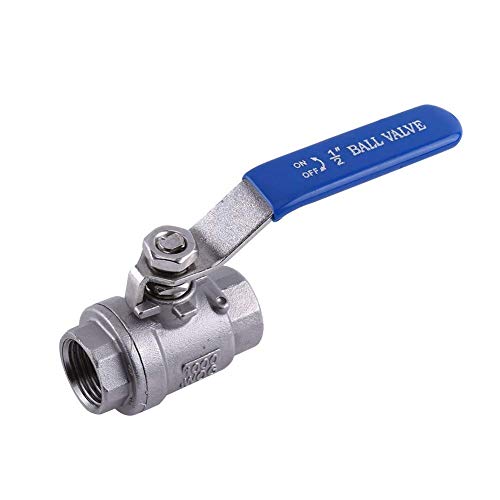 Valvola a sfera inox aisi 316, 2 vie - gas 1 1/4
