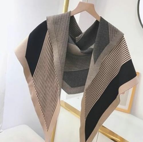 Triangle Scarf Cape Women's Knitted Shawl Wrap Fall Spring Shoulder Cape Accessories Air-conditioned Trendy 20253