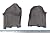 SMARTLINER Floor Mats 1st Row 1pc Liner Black for 2015-2019 Ford F-150 Regular Cab with Bench Seat and Vinyl Flooring Only