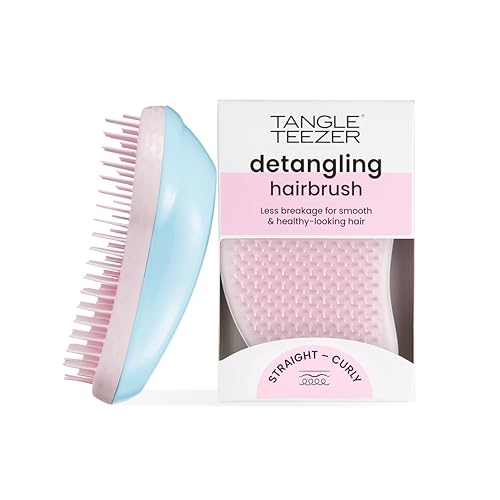 Tangle Teezer | The Original Detangling Hairbrush for Wet & Dry Hair | For All Hair Types | Pink Sky