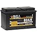 Produktbild BSA EFB Batterie 80Ah 12V Start Stop Batterie Autobatterie Starterbatterie