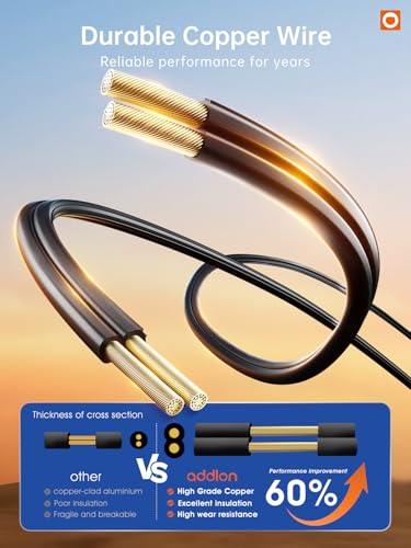 addlon 50FT LED Outdoor String Lights miniatura 4