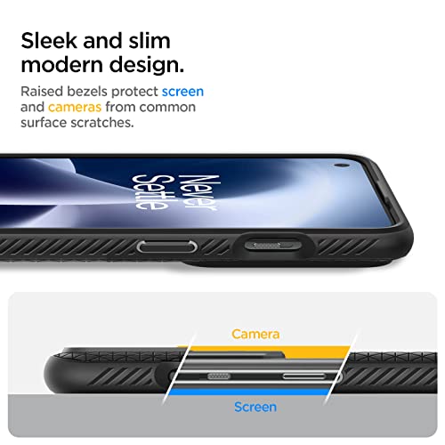 Image of Spigen Liquid Air | OnePlus Nord 2T 5G Case [Air Cushion Protection] [Flexible] OnePlus Nord 2T 5G Back Cover | TPU - Matte Black