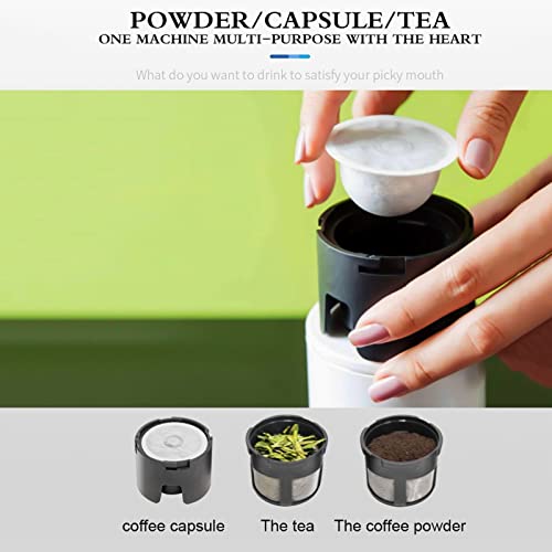 XAMIO Cafetera Espresso Portátil Para Coche, Hogar De Acero Inoxidable Máquina De Café Automática Con Copa, Casa Pequeña… - Imagen 4