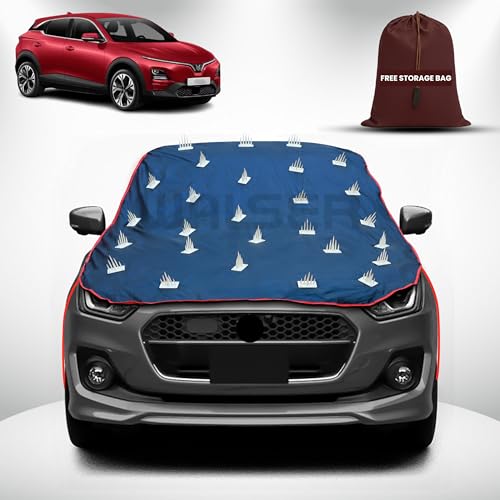 Image of WALSER Spike Car Cover for Vinfast VF 6 | Anti-Climb Nail Guard for Dogs & Monkeys | Protects Bonnet, Roof & Dicky | UV, Dust & Snow Protection | Spike Cover with 4 Adjustable Hook