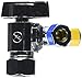 LASCO 06-9353 Quarter Turn 3-Way Valve, 5/8-Inch Compression Inlet X 3/8-Inch Compression Outlet X 1/4-Inch Compression Outlet, Chrome